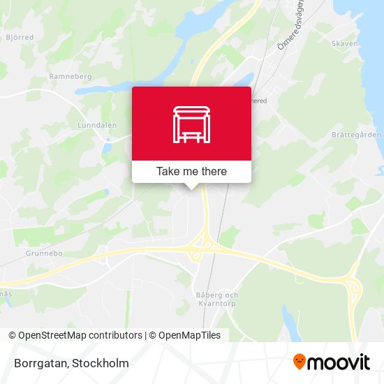 Borrgatan map