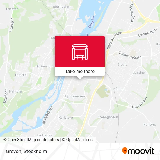 Grevön map