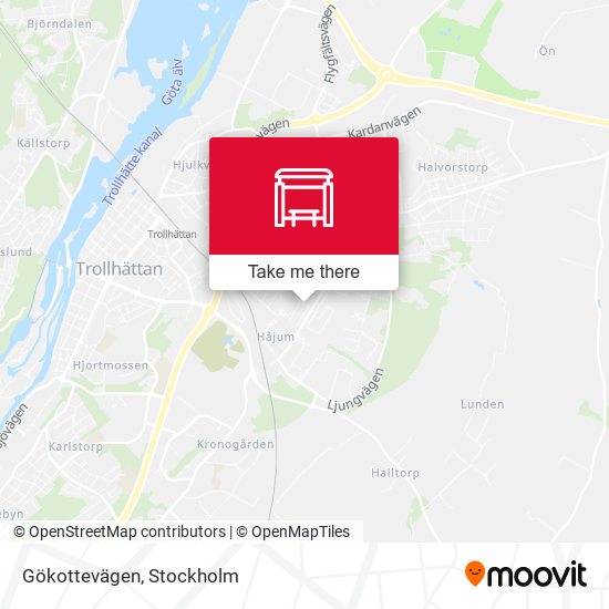 Gökottevägen map