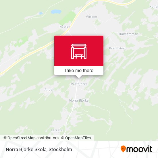 Norra Björke Skola map