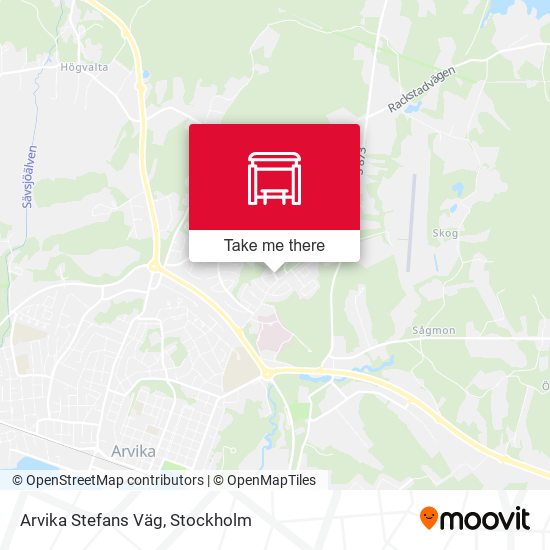 Arvika Stefans Väg map