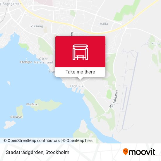 Stadsträdgården map