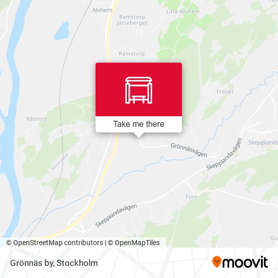Grönnäs by map