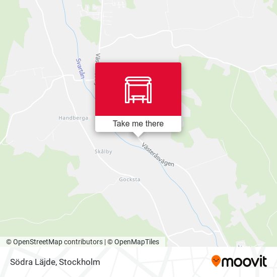 Södra Läjde map