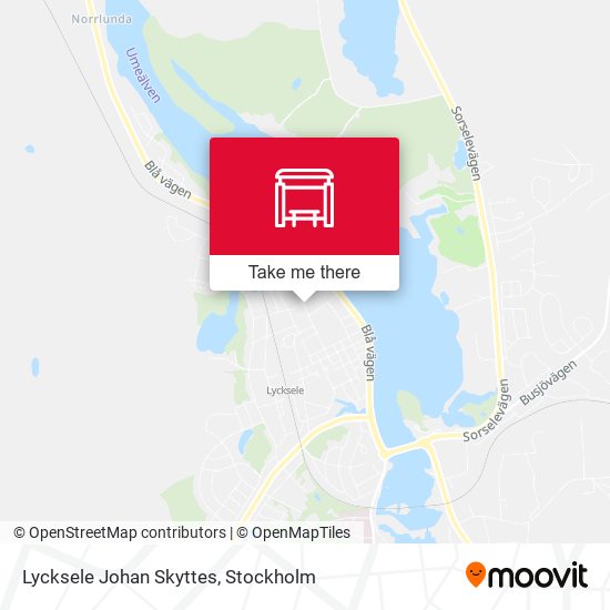 Lycksele Johan Skyttes map