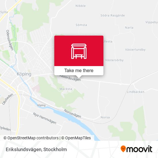 Erikslundsvägen map
