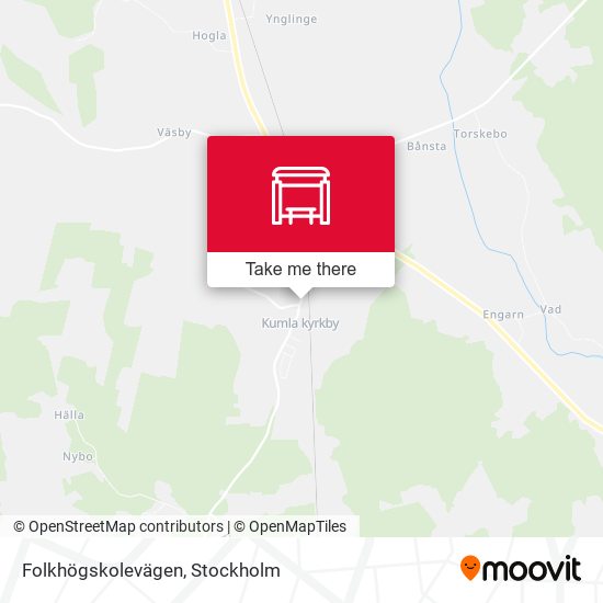 Folkhögskolevägen map
