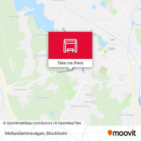 Mellandammsvägen map