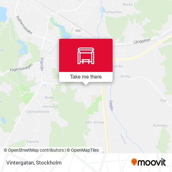 Vintergatan map