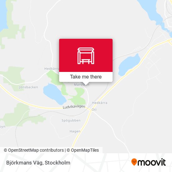 Björkmans Väg map