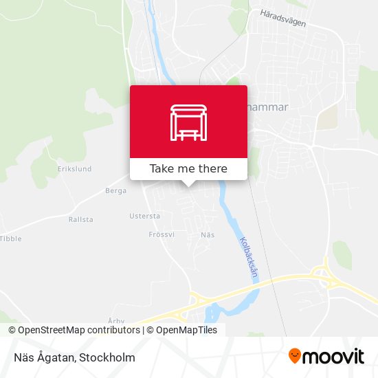 Näs Ågatan map