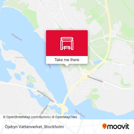 Öjebyn Vattenverket map