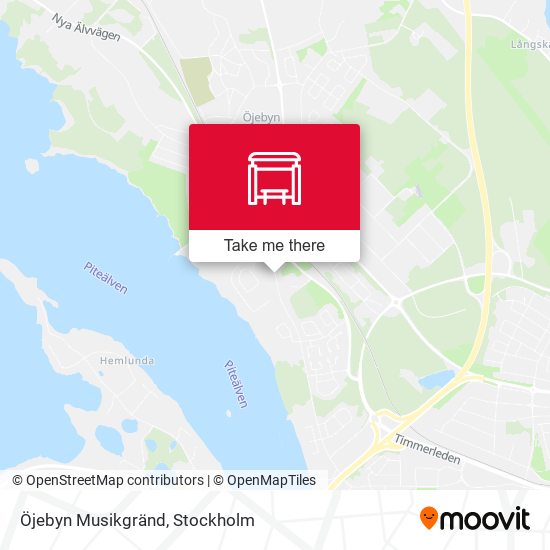 Öjebyn Musikgränd map