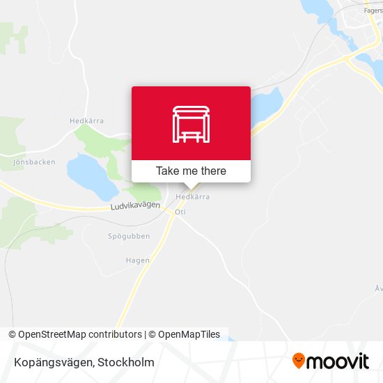 Kopängsvägen map