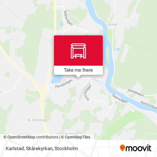 Karlstad, Skårekyrkan map