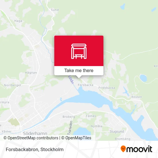 Forsbackabron map