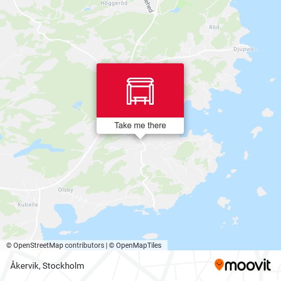 Åkervik map