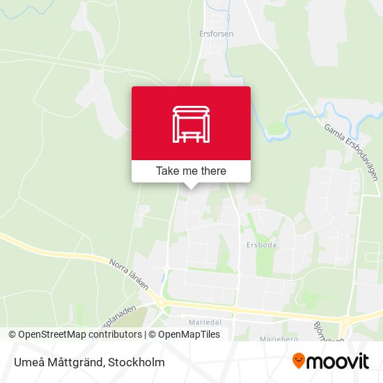 Umeå Måttgränd map