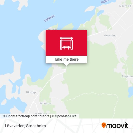 Lövsveden map