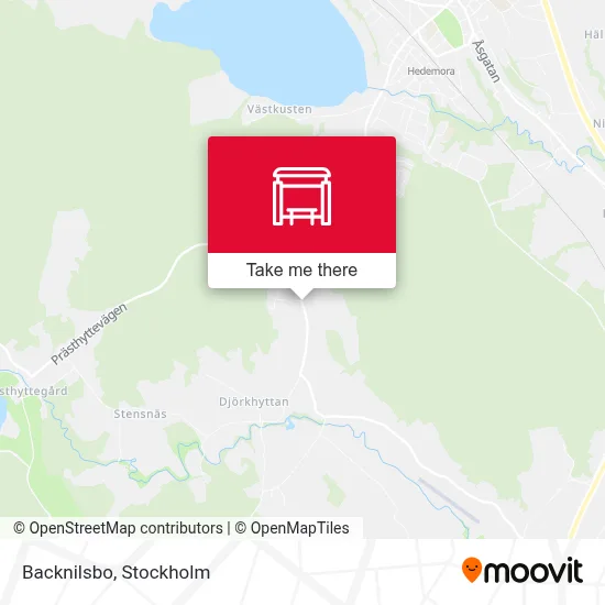 Backnilsbo map