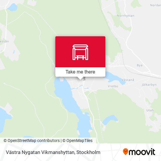 Västra Nygatan Vikmanshyttan map