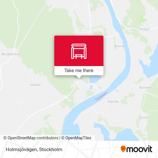 Holmsjövägen map
