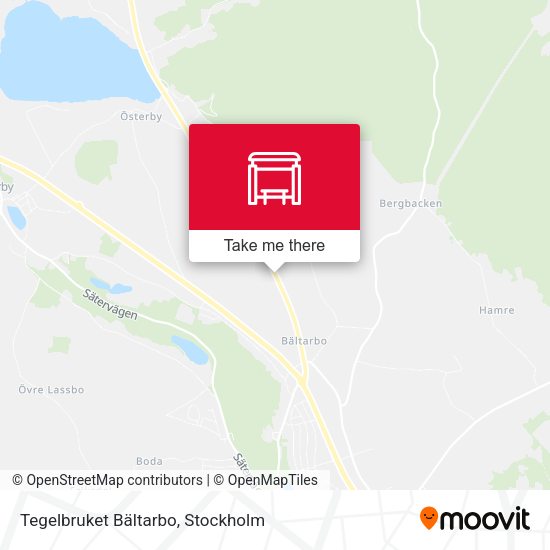 Tegelbruket Bältarbo map