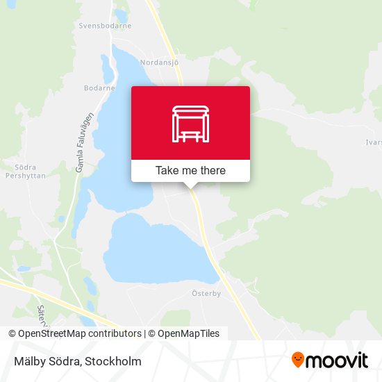 Mälby Södra map