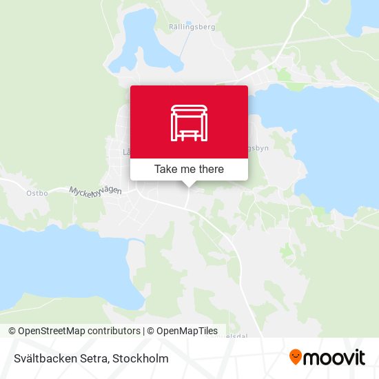 Svältbacken Setra map