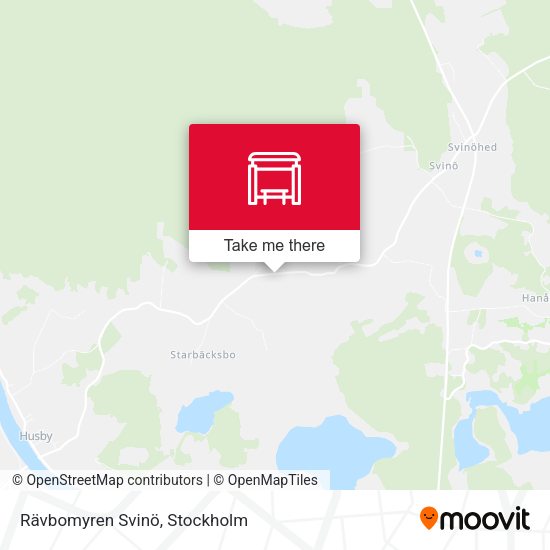 Rävbomyren Svinö map