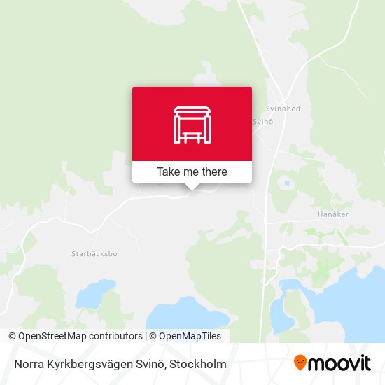 Norra Kyrkbergsvägen Svinö map