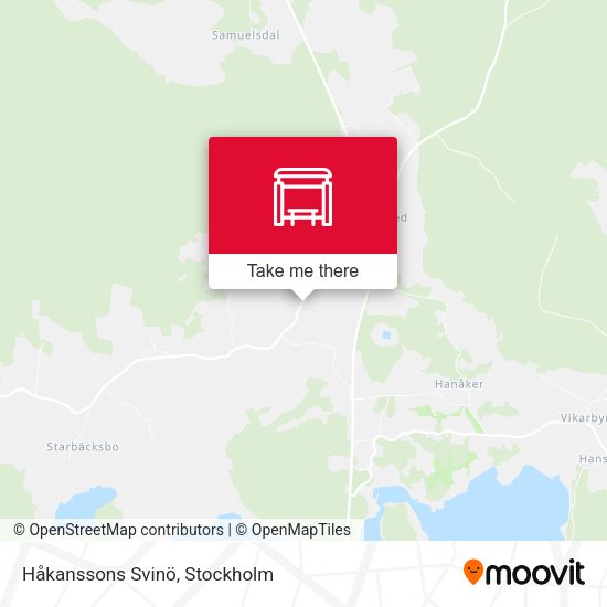 Håkanssons Svinö map