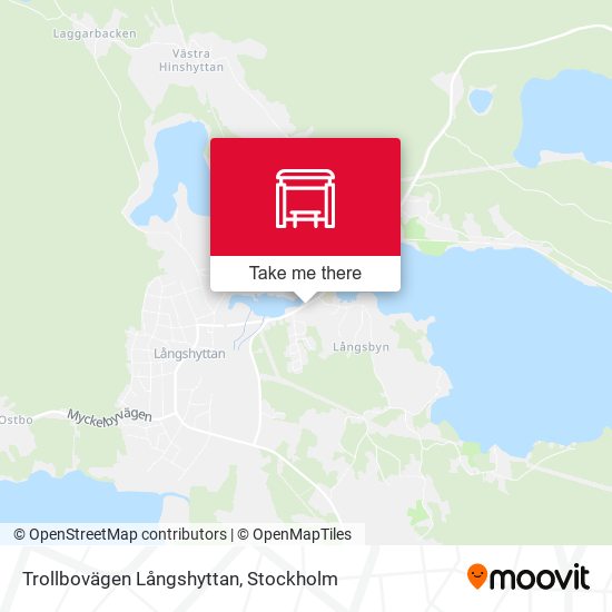 Trollbovägen Långshyttan map