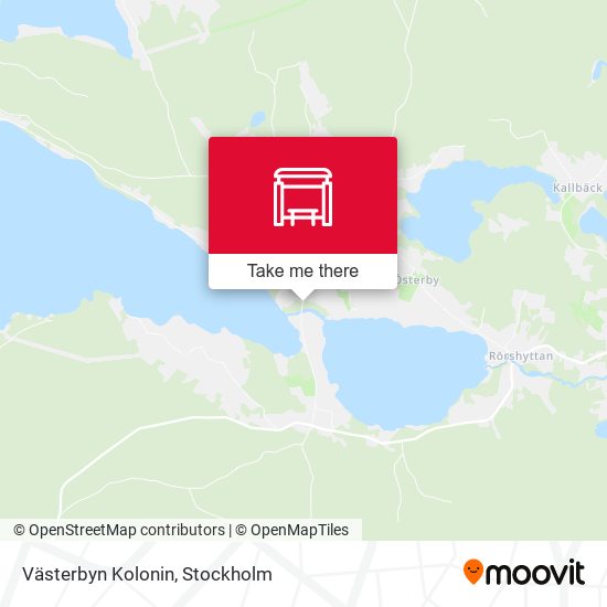 Västerbyn Kolonin map