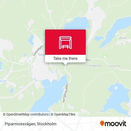 Piparmossvägen map