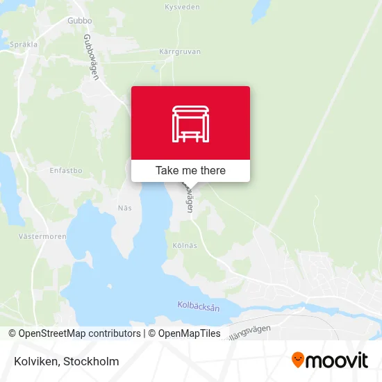 Kolviken map