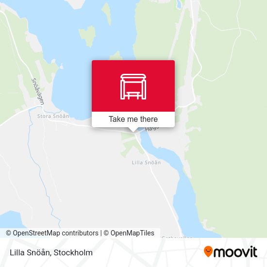 Lilla Snöån map
