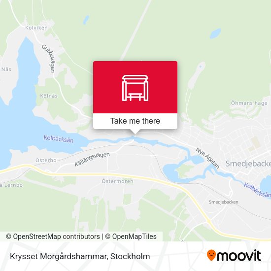 Krysset Morgårdshammar map