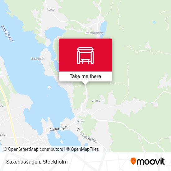 Saxenäsvägen map