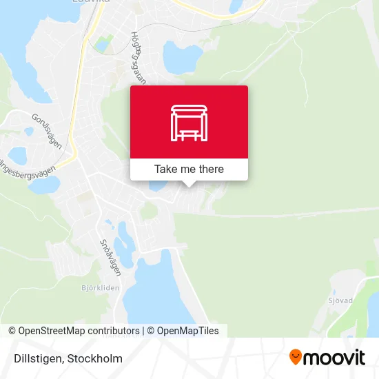 Dillstigen map