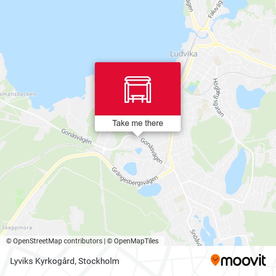 Lyviks Kyrkogård map