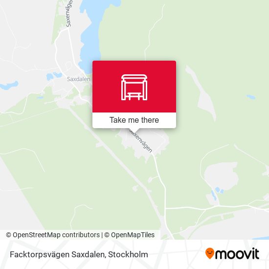 Facktorpsvägen Saxdalen map