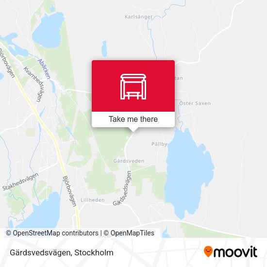 Gärdsvedsvägen map