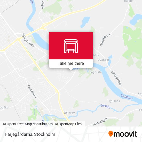Färjegårdarna map