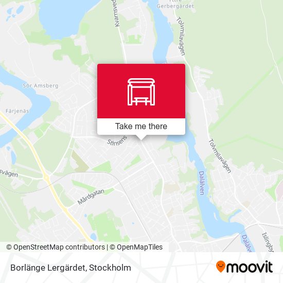 Borlänge Lergärdet map