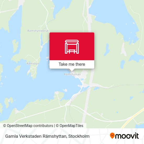 Gamla Verkstaden Rämshyttan map