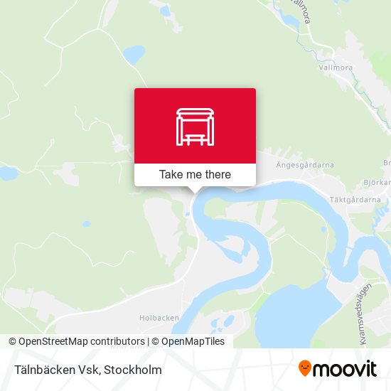 Tälnbäcken Vsk map