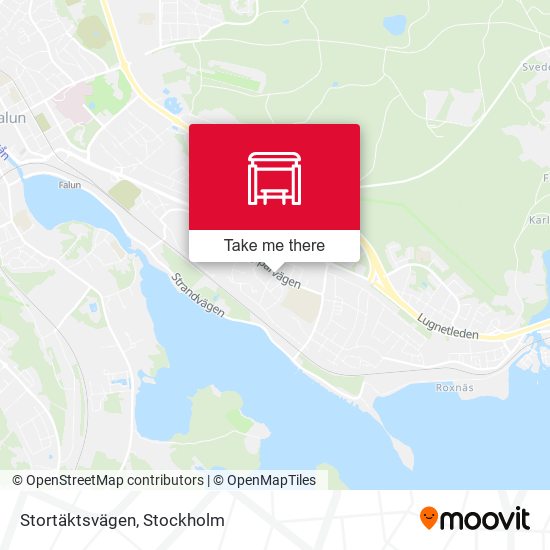 Stortäktsvägen map