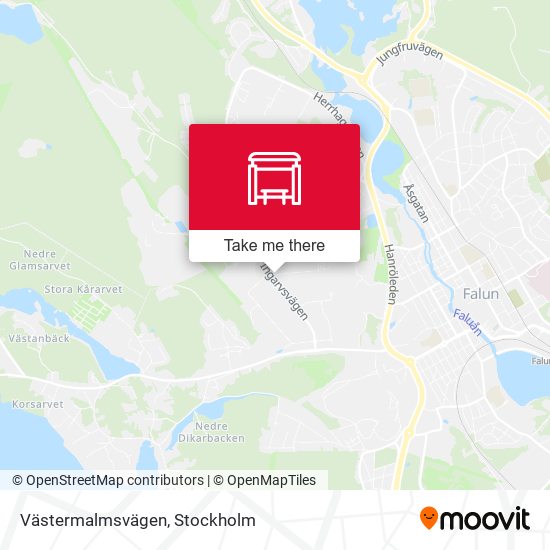 Västermalmsvägen map