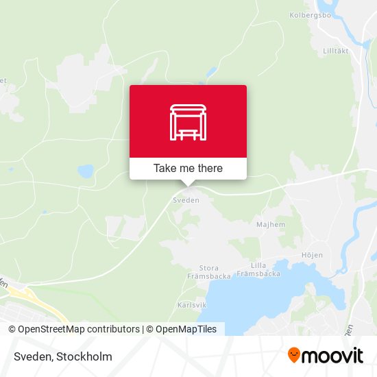 Sveden map